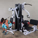 EXM3000LPS  Body Solid Dual Stack Gym Sample Exercise