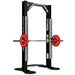 Escape Fitness FREESTANDING MONO Squat Frame - OFPSQ12 Main Display with Bars and Plates