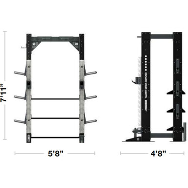 Escape Fitness FREESTANDING SQUAT HUB - OFPSQ14 Dimensions