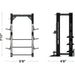 Escape Fitness FREESTANDING SQUAT HUB - OFPSQ14 Dimensions