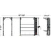 Escape Fitness HIT HUB - 2 Bay Type 03 - Hit The Gym Dimensions