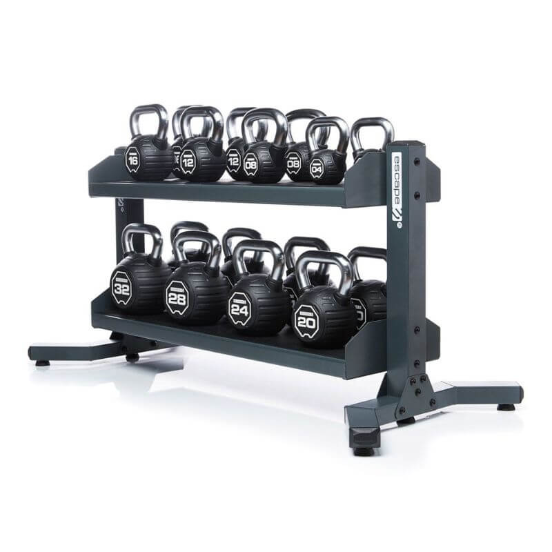 Escape Fitness Nucleus SBX Kettlebells with Rack