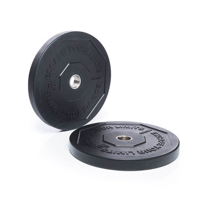 Escape Fitness Rubber Bumper Plates 15 lb Pair