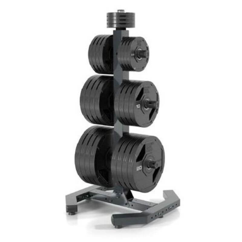 Escape Fitness Rubber Grip Plates with Rack