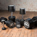 Escape Fitness Nucleus Urethane Dumbbells on a wooden gym floor
