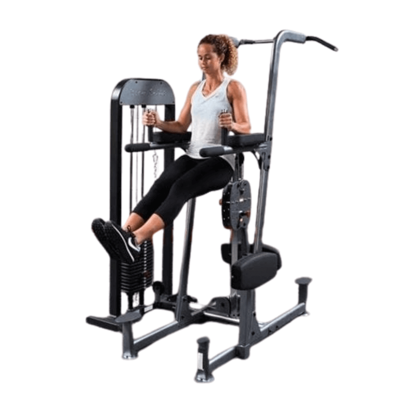 FCD-STK  Body Solid  Pro-Select Weight Assisted Chin-Dip Machine Sample Exercise