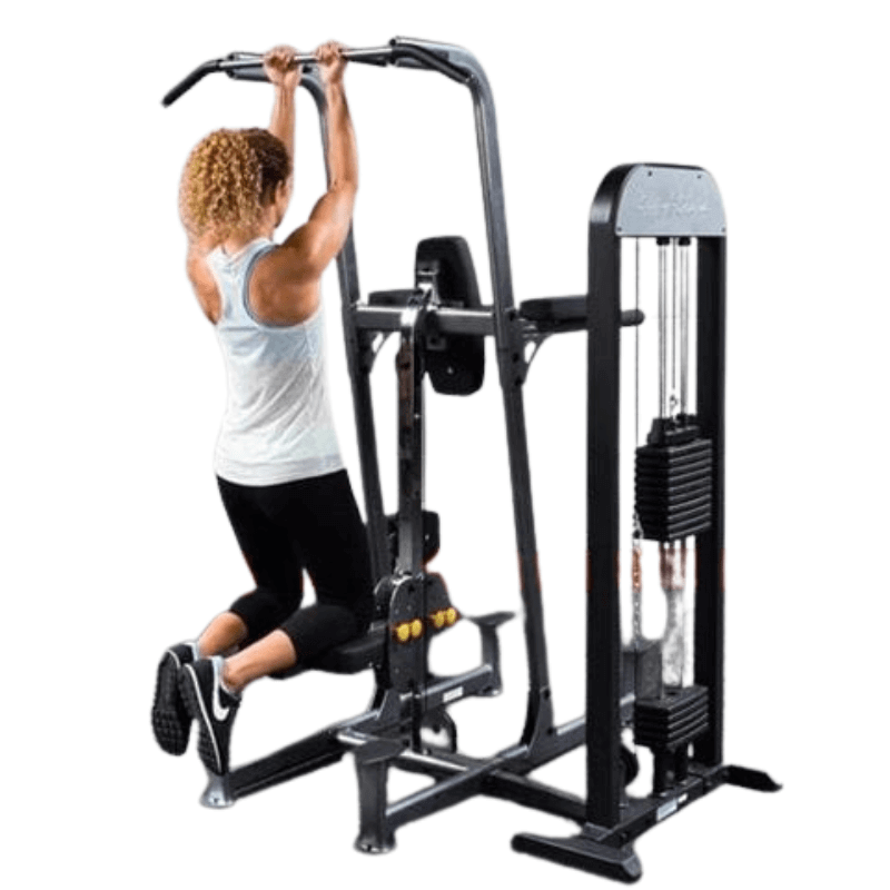 FCD-STK  Body Solid  Pro-Select Weight Assisted Chin-Dip Machine Sample Exercise