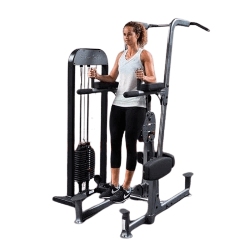 FCD-STK  Body Solid  Pro-Select Weight Assisted Chin-Dip Machine Sample Exercise