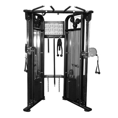 TAG Fitness Functional Trainer 2x210lb Stacks Black Frame | FUNC-TR-B