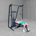 Female 2 doing Cable Bench press using Body-Solid Best Fitness BFFT10B Functional Trainer