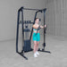 Female 2 doing Low to High Chest Fly using Body-Solid Best Fitness BFFT10B Functional Trainer