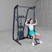 Female 2 doing Seated Shoulder Press using Body-Solid Best Fitness BFFT10B Functional Trainer