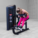 Female instructor doing Ab Crunch using Body-Solid Pro ClubLine Series 2 Ab and Back S2ABBX