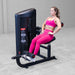 Female instructor doing Back Extension using Body-Solid Pro ClubLine Series 2 Ab and Back S2ABBX Side View