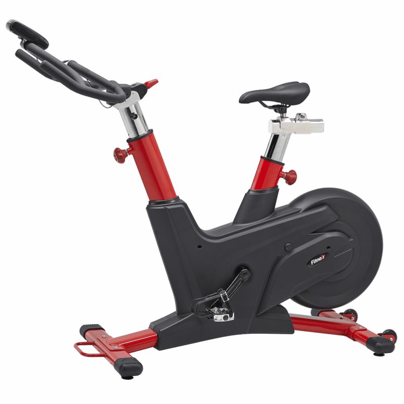 Fitnex X50 Indoor Exercise Bike Side View on a white Background