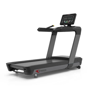 Front Left Angled View of TKO Strength Cardio Treadmill with LED Screen - 7T-LED  on a white background
