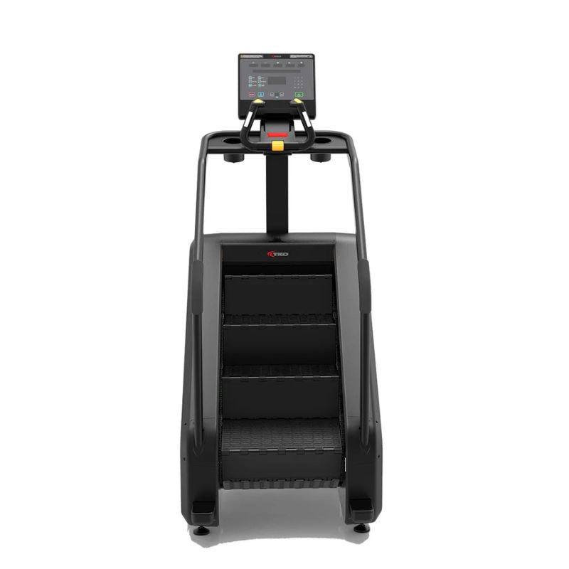 Front View of TKO Strength Cardio Stair Climber with LED Screen - 9SC-LED on a white background