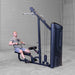 Front View of Mid Row Workout using  Body-Solid Pro ClubLine S2LATX Series 2 Lat and Mid-Row