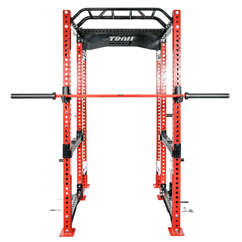 G-PR-3030 TROY RED Power Rack with Bar