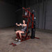 G6BR  Body Solid Red Bi Angular Home Gym Sample Exercise