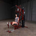 G6BR  Body Solid Red Bi Angular Home Gym Sample Exercise