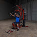 G6BR  Body Solid Red Bi Angular Home Gym Sample Exercise