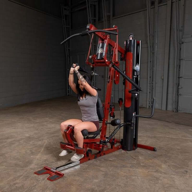 G6BR  Body Solid Red Bi Angular Home Gym Sample Exercise