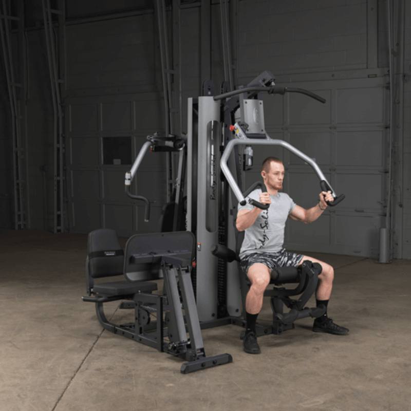 G9S  Body Solid 2 Stack Light Commercial Gym Sample Exercise