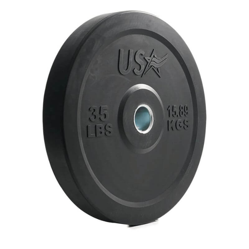 GBO-SBP USA Sports by Troy   Solid Rubber Bumper Plate 35 lb