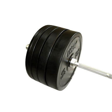 GBOSS-305SBP USA Sports by Troy   305lb Bumper Plate Set with Olympic Bar