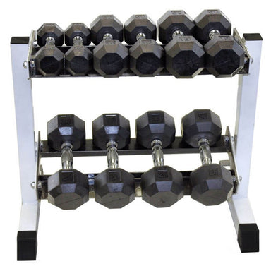 GHDR-5 Troy 5 Pair Horizontal DB Rack with Dumbbell