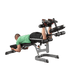 GLDA3  Body Solid 6 Roller Leg Developer Sample Exercise with Bench and Plate
