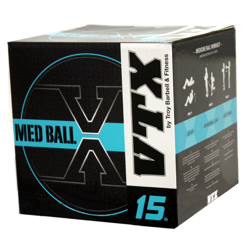 GMB-G2 Troy Premium Rubber Medicine Ball  15 lb Box