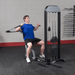 GMFP-STK Body Solid  Pro Select Functional Pressing Station with 210lb Stack Sample Exercise