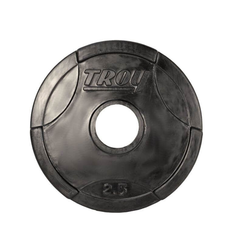 GO-R TROY Rubber Encased Olympic Grip Plate 2.5 lb