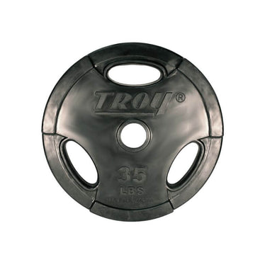 GO-R TROY Rubber Encased Olympic Grip Plate 35 lb