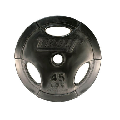 GO-R TROY Rubber Encased Olympic Grip Plate 45 lb