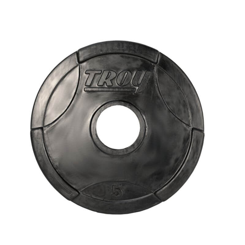 GO-R TROY Rubber Encased Olympic Grip Plate 5 lb