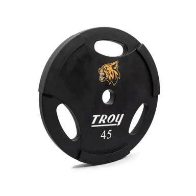 GO-UL Troy Premium Grade Inter-Locking CustomEngraved Logo Urethane Encased Grip Plate 45 lb