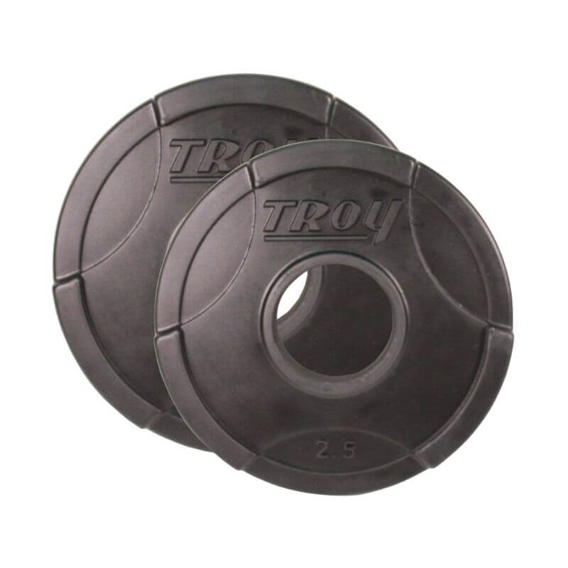 GO-U Troy  Urethane Encased Olympic Grip Plate  2.5 lb Pair