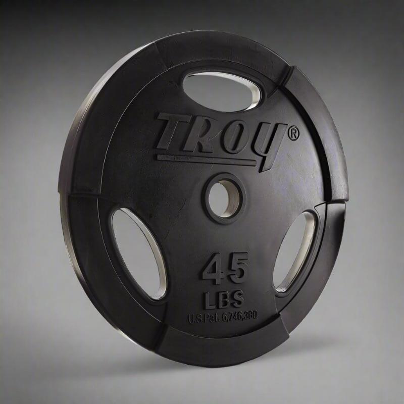 GO-U Troy  Urethane Encased Olympic Grip Plate  45 lb