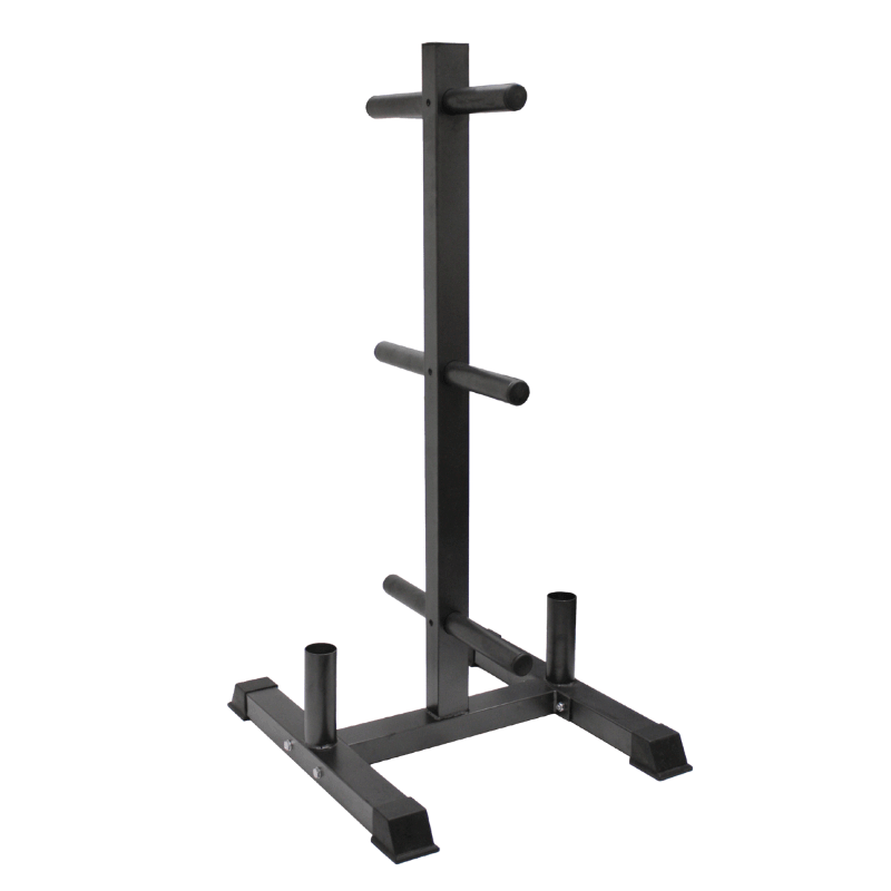 GOPT  VTX Vertical Olympic Bumper Plate and Bar Rack Empty