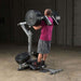 GSCL360  Body Solid Leverage Squat/Calf Machine Sample Exercise with Plates