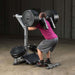 GSCL360  Body Solid Leverage Squat/Calf Machine Sample Exercise with Plates