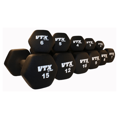 GTD5 VTX Neoprene Textured Hex Dumbbell