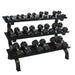 GTDR-3 VTX by Troy  Horizontal 3-Tier Shelf Rack with Dumbbells