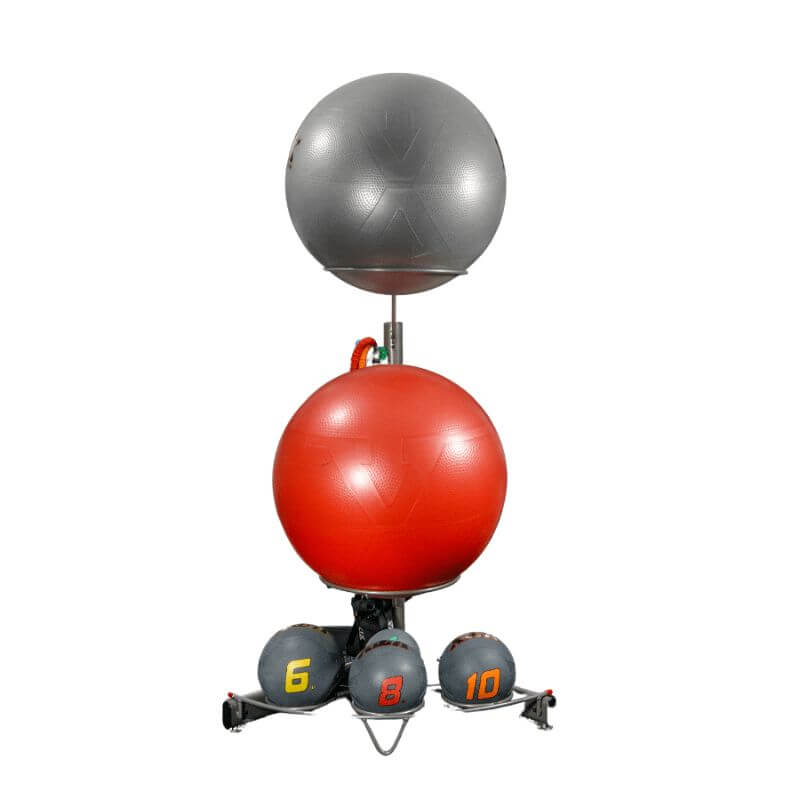 GVLAR-51PACVTX Light Accessories Rack Small Package with Stability and Medicine Ball