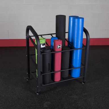 GYR500   Body Solid Mat/Roller Storage with Mat Roller