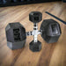 HD-R  USA by Troy Rubber Hex Dumbbell 50 lb and 5 lb