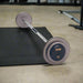 HFB-R TROY Pro Style Straight Barbell Hammer-tone Gray Rubber End Caps 45lb